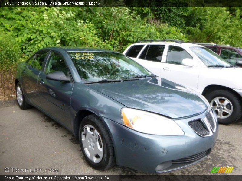 Stealth Gray Metallic / Ebony 2006 Pontiac G6 Sedan