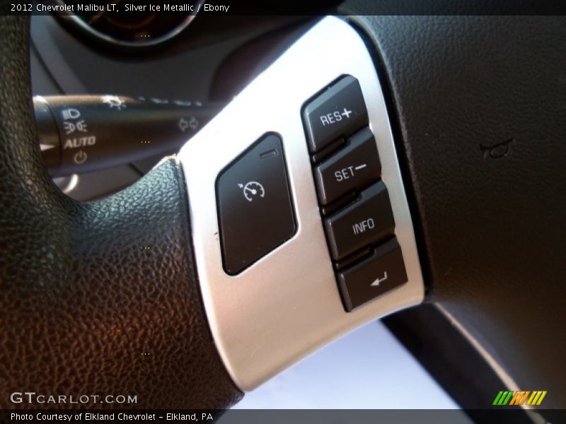 Silver Ice Metallic / Ebony 2012 Chevrolet Malibu LT