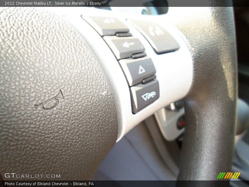 Silver Ice Metallic / Ebony 2012 Chevrolet Malibu LT