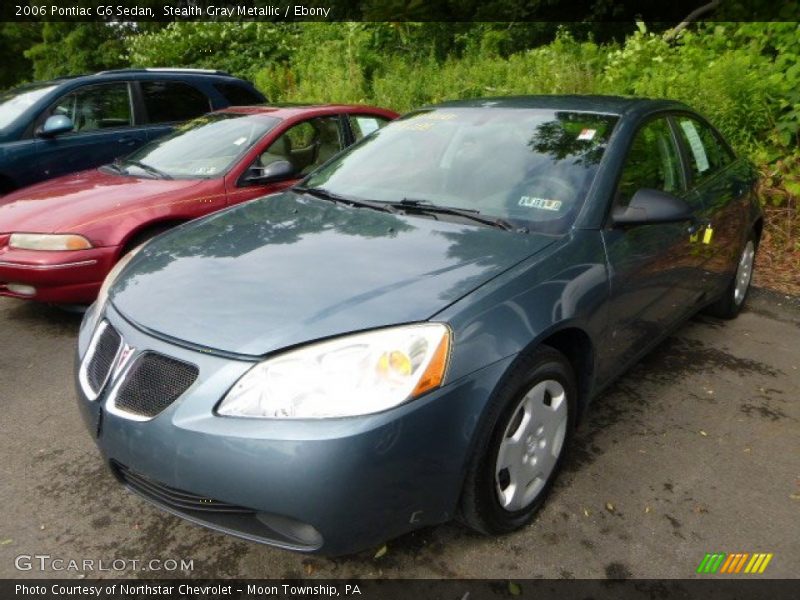 Stealth Gray Metallic / Ebony 2006 Pontiac G6 Sedan