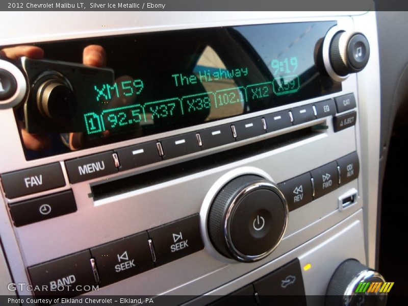 Silver Ice Metallic / Ebony 2012 Chevrolet Malibu LT