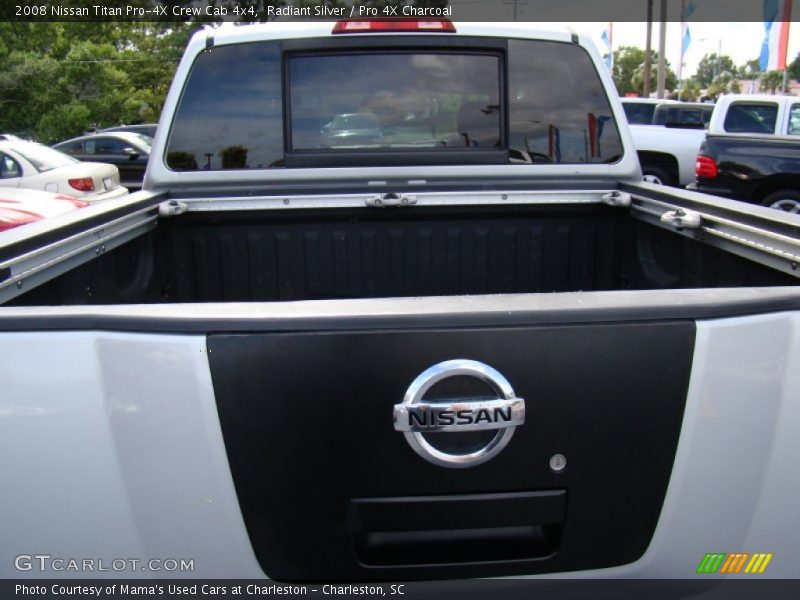 Radiant Silver / Pro 4X Charcoal 2008 Nissan Titan Pro-4X Crew Cab 4x4