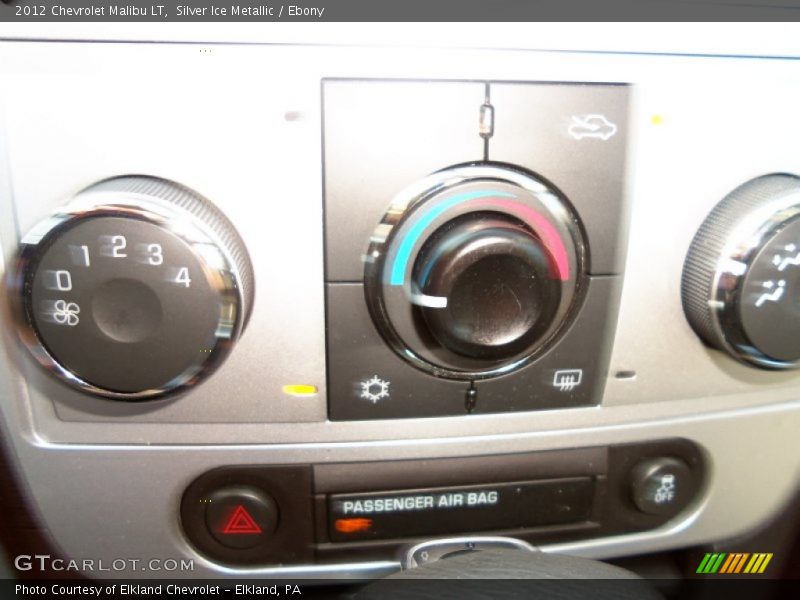 Silver Ice Metallic / Ebony 2012 Chevrolet Malibu LT