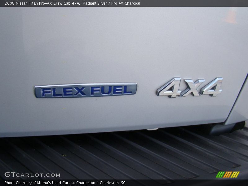Radiant Silver / Pro 4X Charcoal 2008 Nissan Titan Pro-4X Crew Cab 4x4