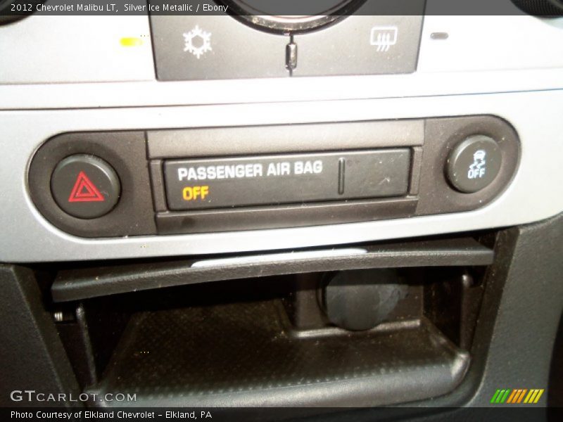 Silver Ice Metallic / Ebony 2012 Chevrolet Malibu LT