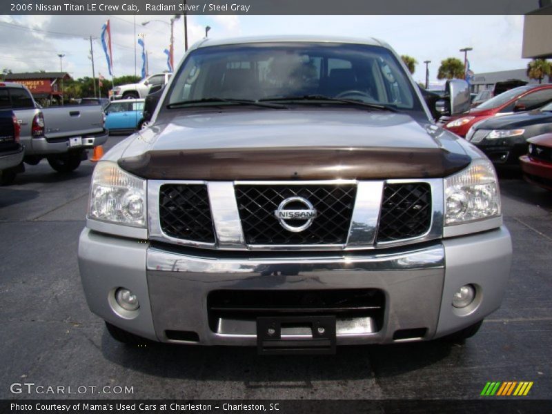 Radiant Silver / Steel Gray 2006 Nissan Titan LE Crew Cab