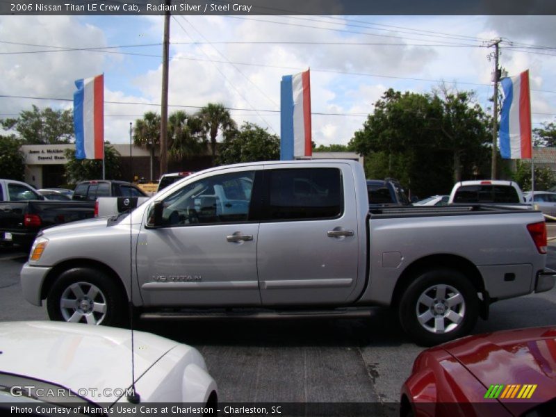 Radiant Silver / Steel Gray 2006 Nissan Titan LE Crew Cab