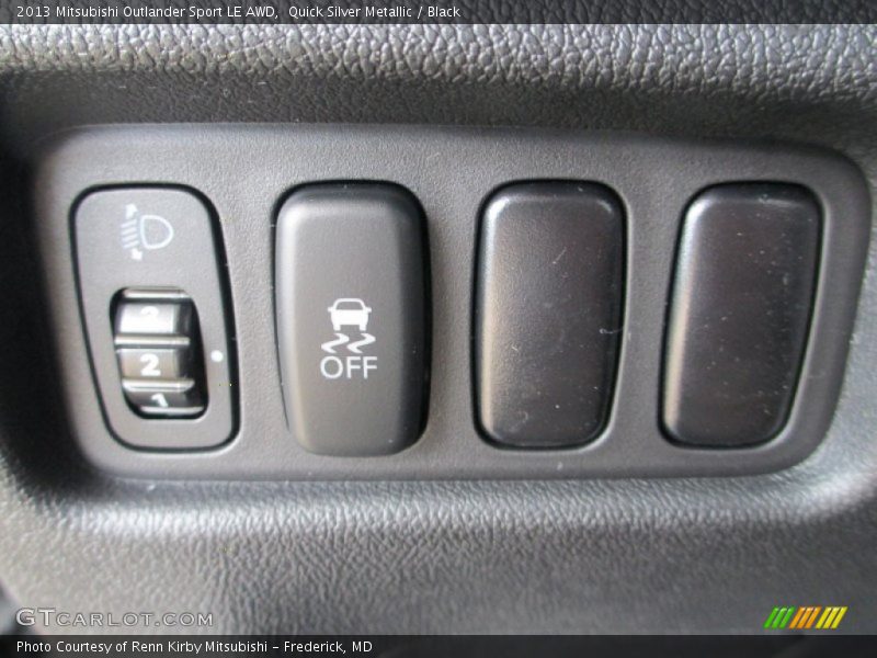 Controls of 2013 Outlander Sport LE AWD
