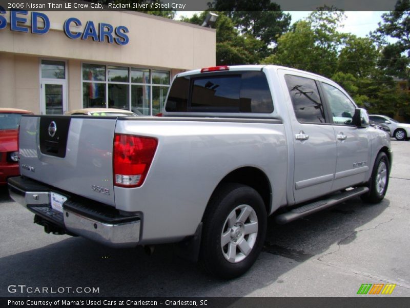Radiant Silver / Steel Gray 2006 Nissan Titan LE Crew Cab