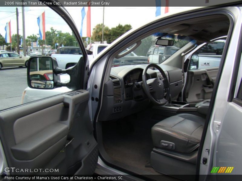 Radiant Silver / Steel Gray 2006 Nissan Titan LE Crew Cab