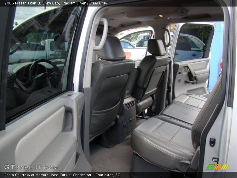Radiant Silver / Steel Gray 2006 Nissan Titan LE Crew Cab
