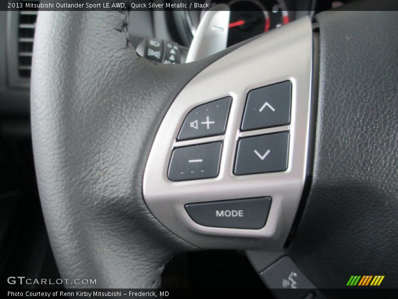 Controls of 2013 Outlander Sport LE AWD