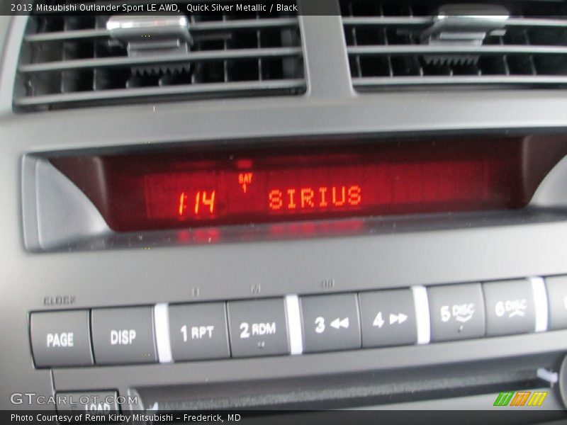 Quick Silver Metallic / Black 2013 Mitsubishi Outlander Sport LE AWD