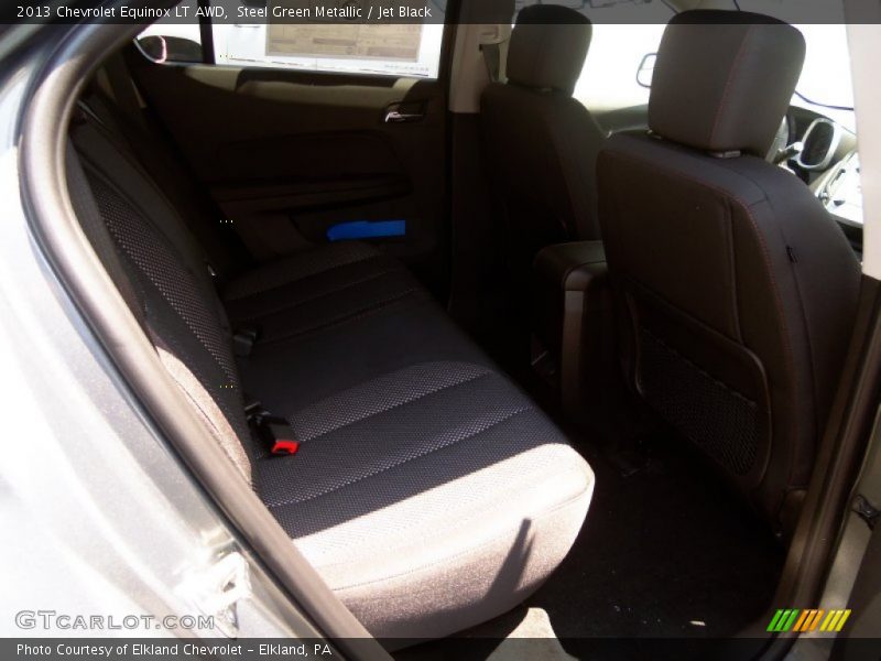 Steel Green Metallic / Jet Black 2013 Chevrolet Equinox LT AWD
