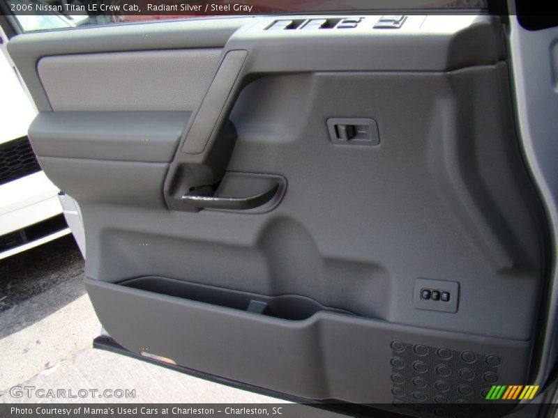 Radiant Silver / Steel Gray 2006 Nissan Titan LE Crew Cab