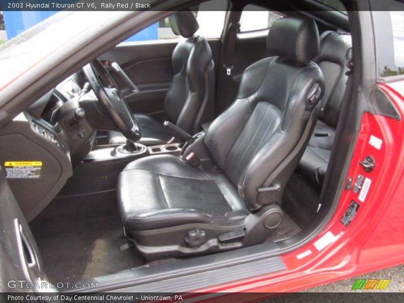Rally Red / Black 2003 Hyundai Tiburon GT V6