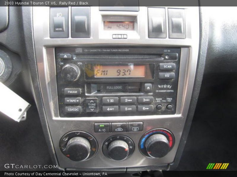 Rally Red / Black 2003 Hyundai Tiburon GT V6