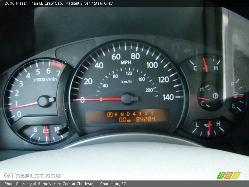  2006 Titan LE Crew Cab LE Crew Cab Gauges