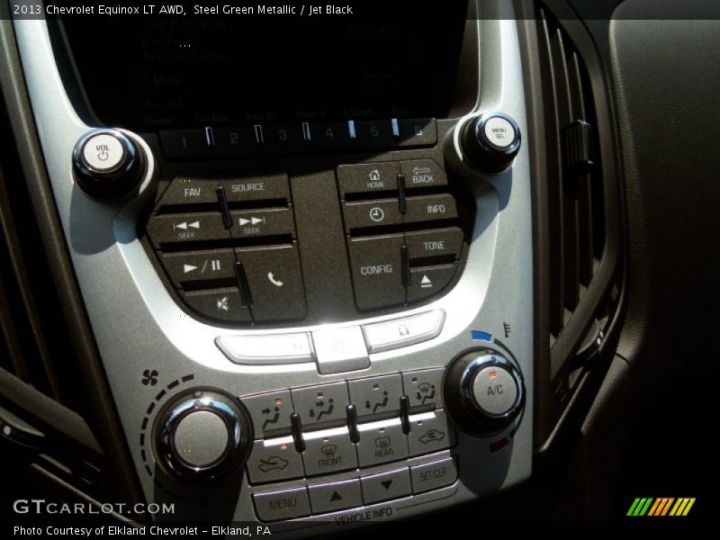 Steel Green Metallic / Jet Black 2013 Chevrolet Equinox LT AWD