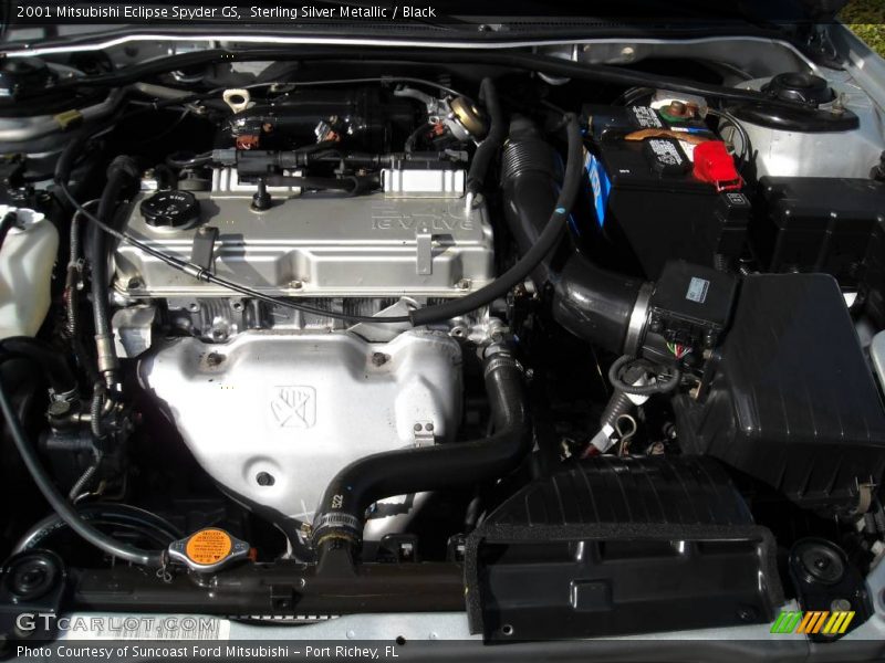 Sterling Silver Metallic / Black 2001 Mitsubishi Eclipse Spyder GS