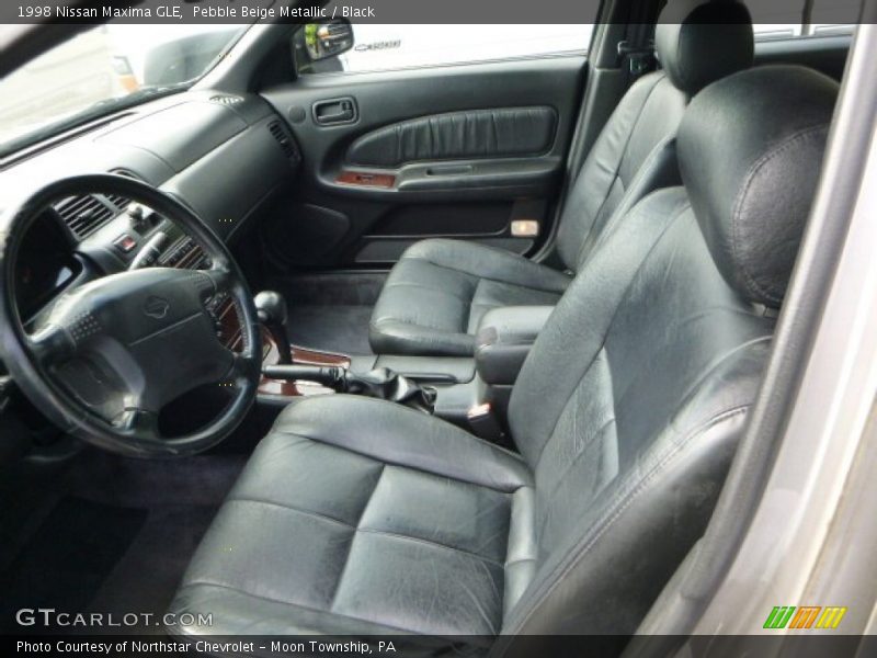 Pebble Beige Metallic / Black 1998 Nissan Maxima GLE