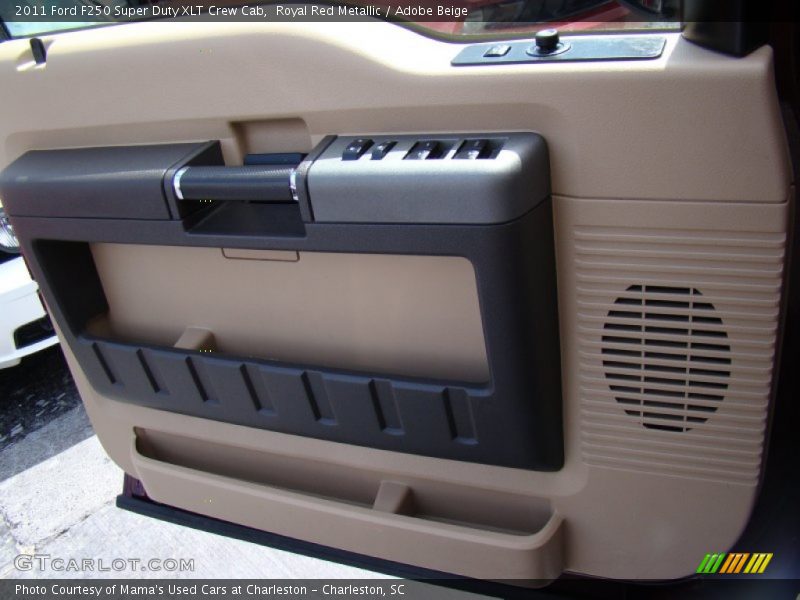 Royal Red Metallic / Adobe Beige 2011 Ford F250 Super Duty XLT Crew Cab