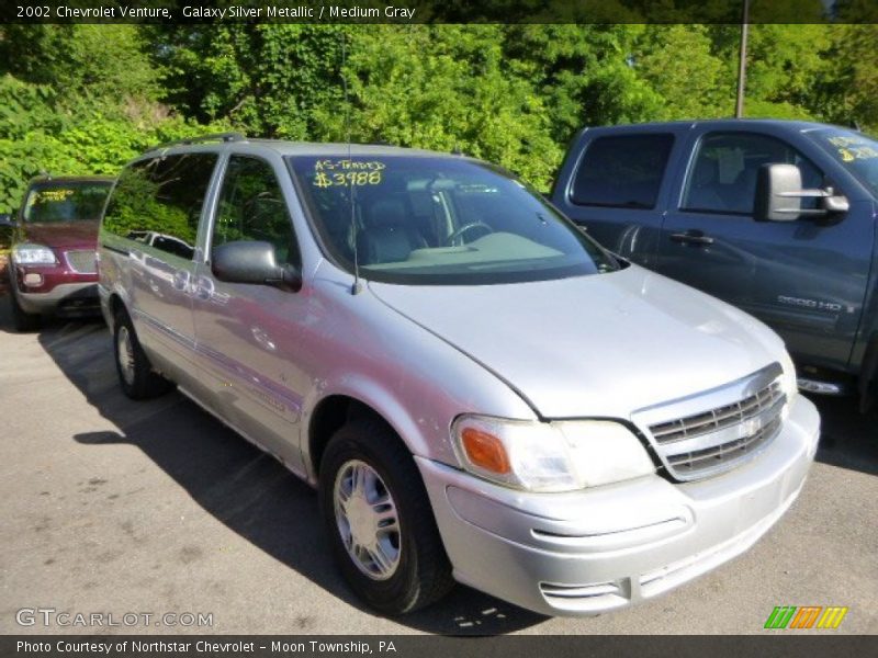 Galaxy Silver Metallic / Medium Gray 2002 Chevrolet Venture