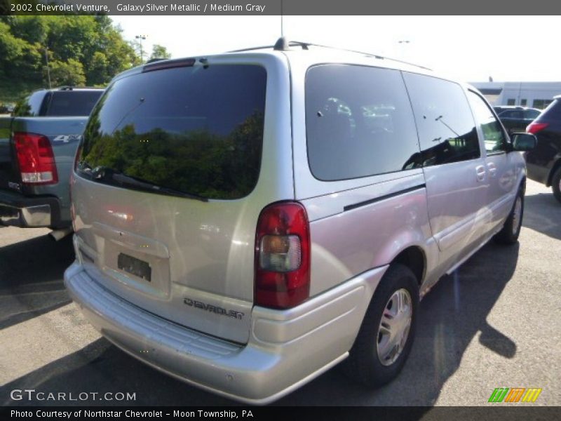 Galaxy Silver Metallic / Medium Gray 2002 Chevrolet Venture