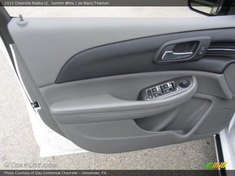 Summit White / Jet Black/Titanium 2013 Chevrolet Malibu LS