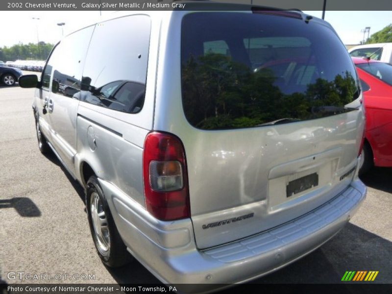 Galaxy Silver Metallic / Medium Gray 2002 Chevrolet Venture