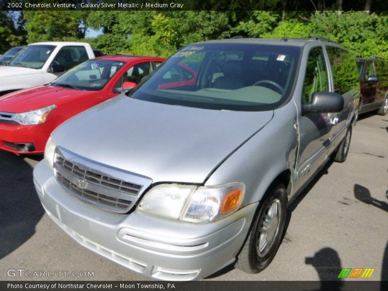 Galaxy Silver Metallic / Medium Gray 2002 Chevrolet Venture