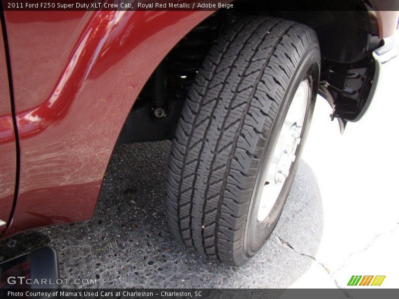 Royal Red Metallic / Adobe Beige 2011 Ford F250 Super Duty XLT Crew Cab