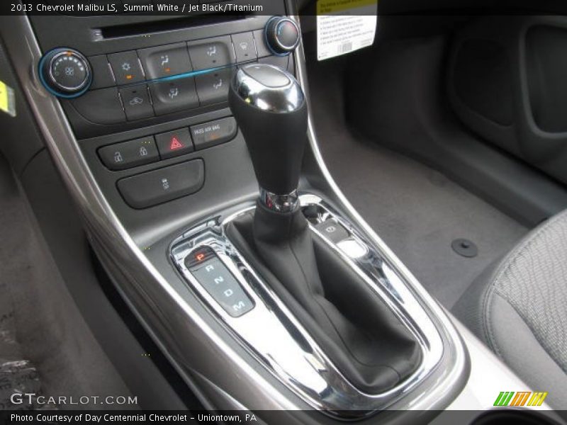 Summit White / Jet Black/Titanium 2013 Chevrolet Malibu LS