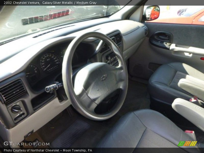 Galaxy Silver Metallic / Medium Gray 2002 Chevrolet Venture