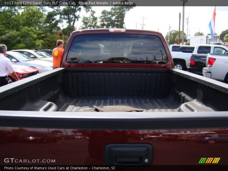 Royal Red Metallic / Adobe Beige 2011 Ford F250 Super Duty XLT Crew Cab