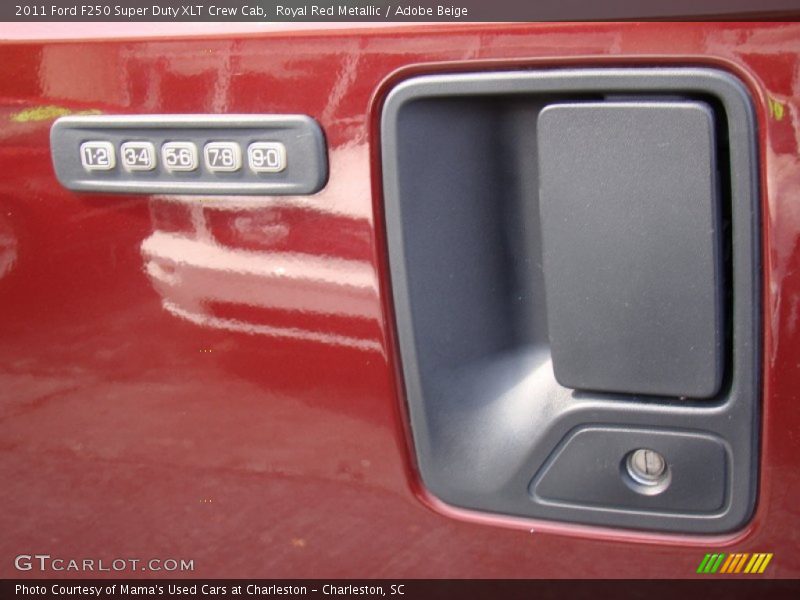 Royal Red Metallic / Adobe Beige 2011 Ford F250 Super Duty XLT Crew Cab