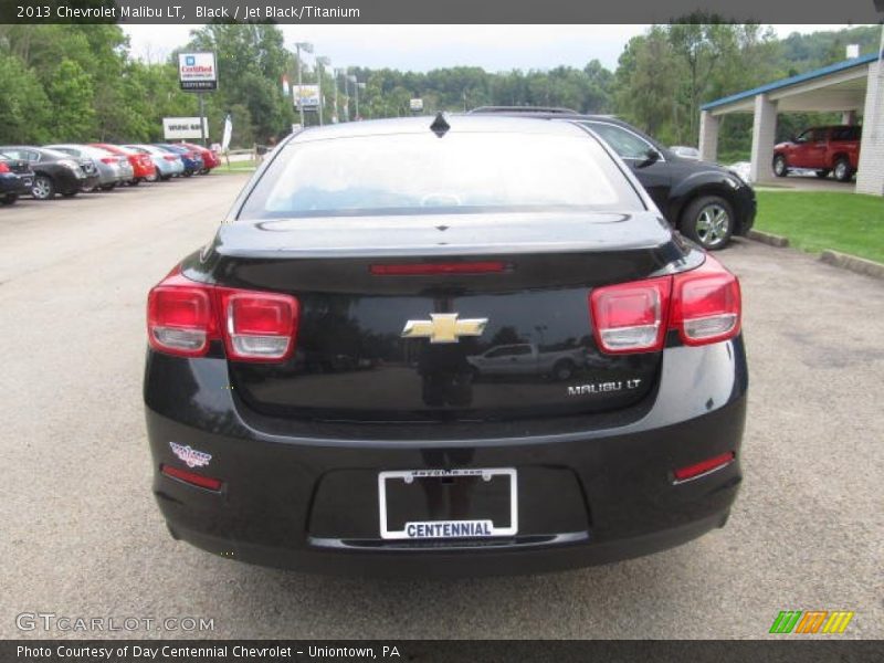 Black / Jet Black/Titanium 2013 Chevrolet Malibu LT