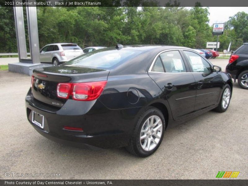 Black / Jet Black/Titanium 2013 Chevrolet Malibu LT