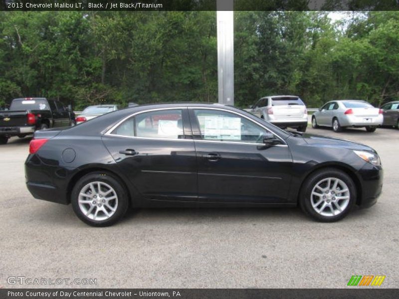 Black / Jet Black/Titanium 2013 Chevrolet Malibu LT