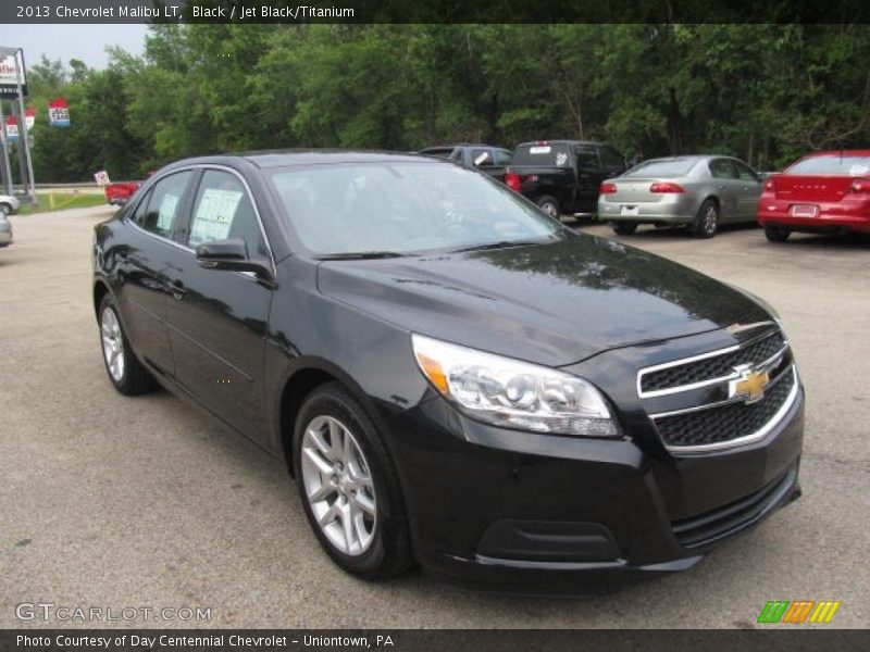 Black / Jet Black/Titanium 2013 Chevrolet Malibu LT