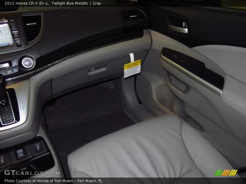 Twilight Blue Metallic / Gray 2013 Honda CR-V EX-L