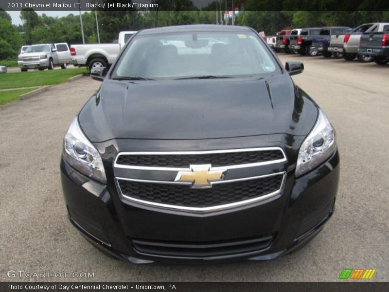 Black / Jet Black/Titanium 2013 Chevrolet Malibu LT