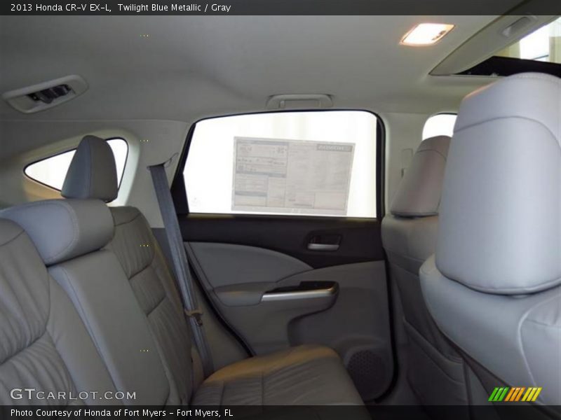 Twilight Blue Metallic / Gray 2013 Honda CR-V EX-L