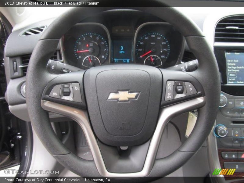 Black / Jet Black/Titanium 2013 Chevrolet Malibu LT