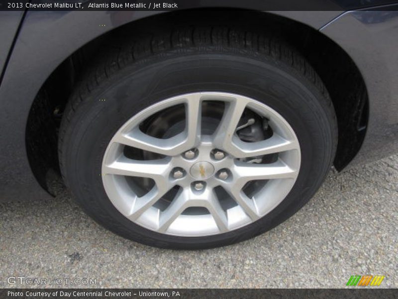 Atlantis Blue Metallic / Jet Black 2013 Chevrolet Malibu LT