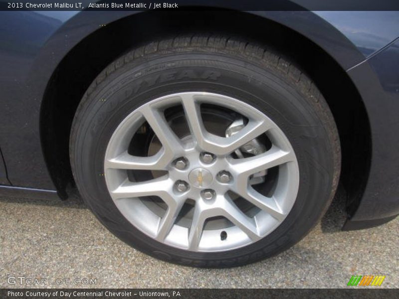 Atlantis Blue Metallic / Jet Black 2013 Chevrolet Malibu LT