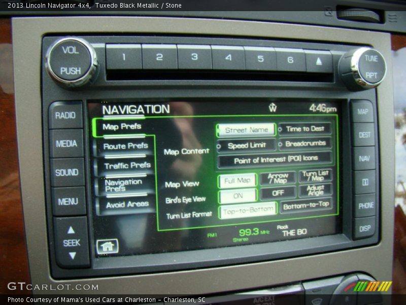 Controls of 2013 Navigator 4x4