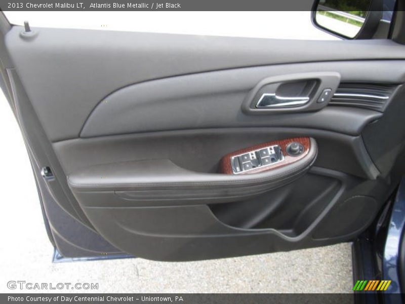 Atlantis Blue Metallic / Jet Black 2013 Chevrolet Malibu LT