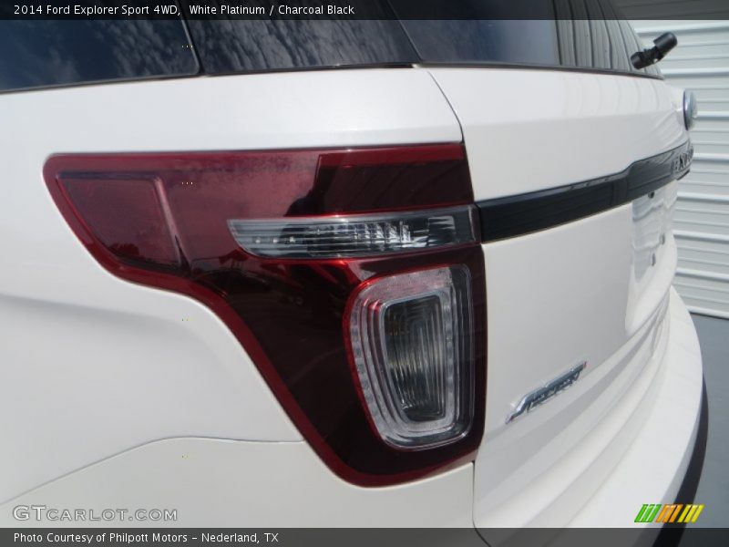 White Platinum / Charcoal Black 2014 Ford Explorer Sport 4WD