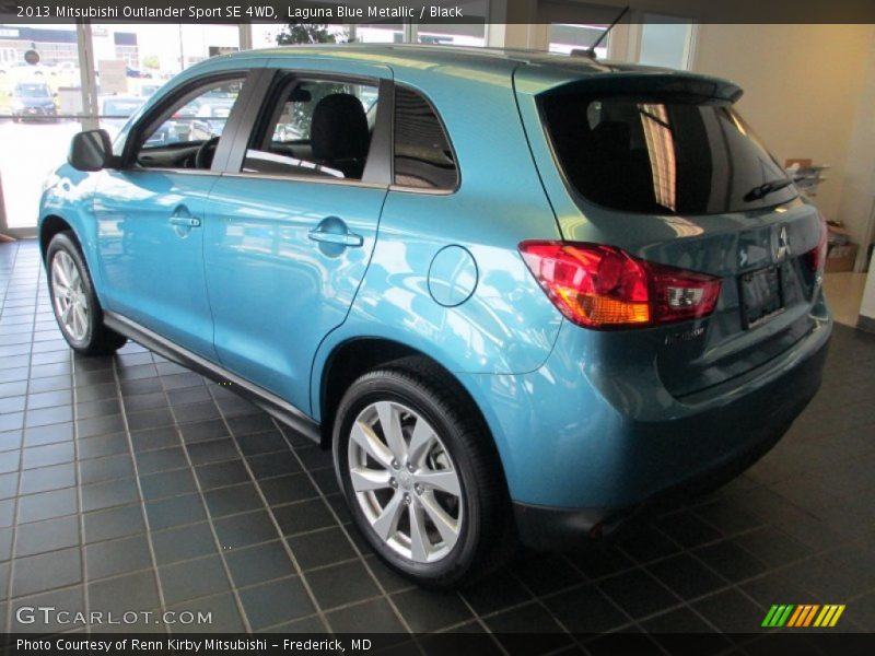 Laguna Blue Metallic / Black 2013 Mitsubishi Outlander Sport SE 4WD